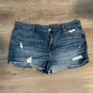 Aerie Blue Denim Shorts XL